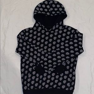 Antisocial social club print black sweatshirt